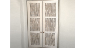 Wardrobe with canes