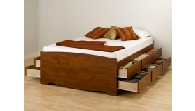 Bed base with 12 drawers